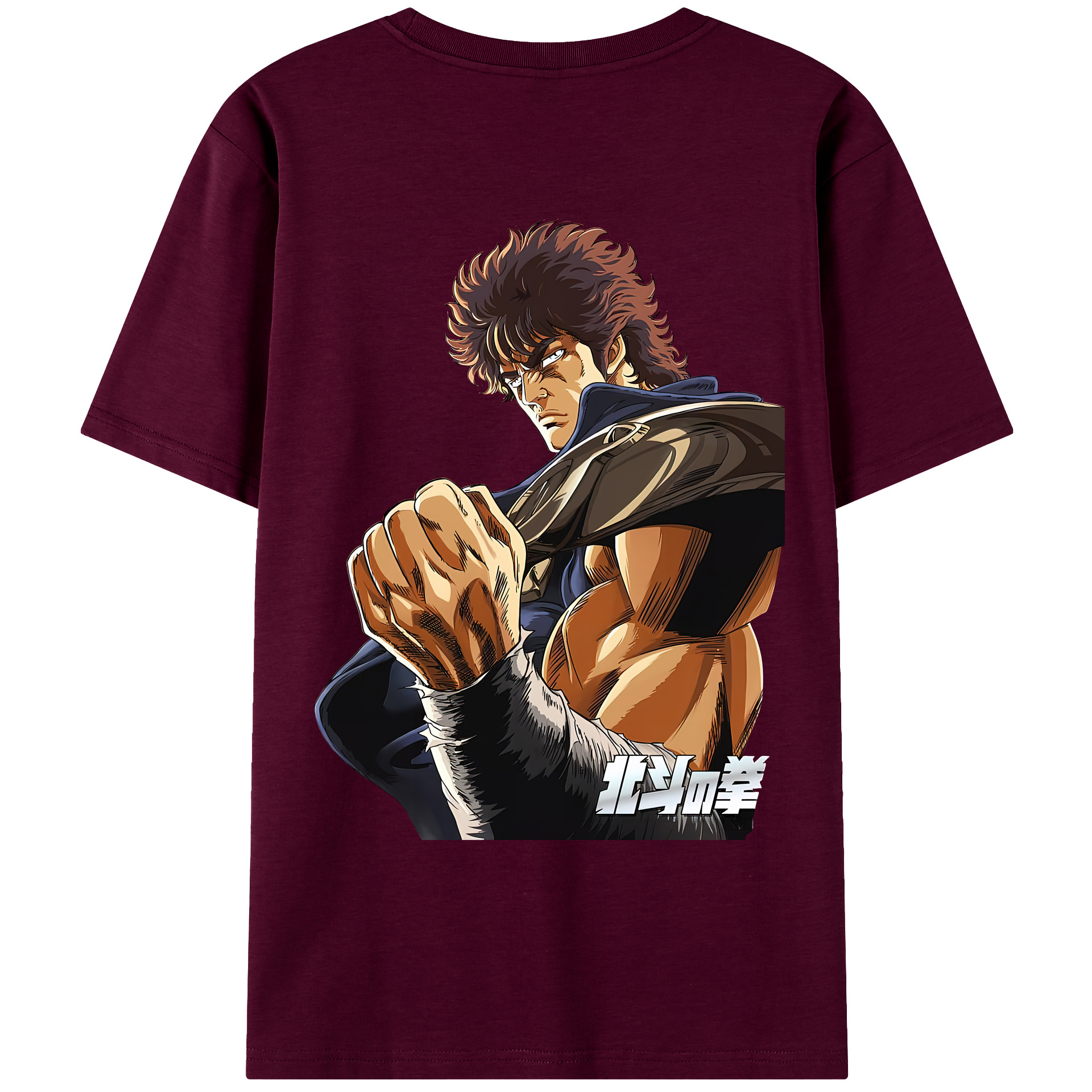 （画像用） 北斗の拳 Fist of the North Star レディース半袖Tシャツ(バックプリント)